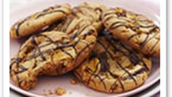 Peanut butter and honeycomb biscuits