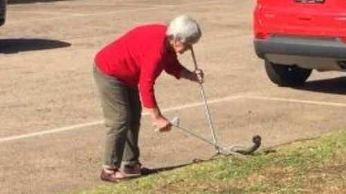 Victorian snake catcher L﻿orna King.