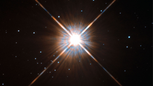 Hubble's new shot of Proxima Centauri, our nearest neighbour.