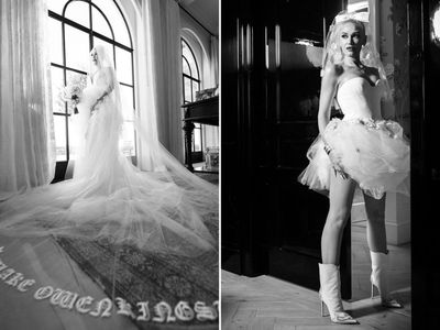 Nontraditional Celebrity Wedding Dresses: Celebrities Who Didn't