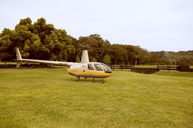 Hotel Clicquot - helicopter