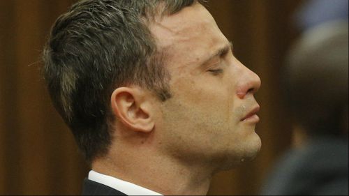 Oscar Pistorius in court today. (9NEWS)