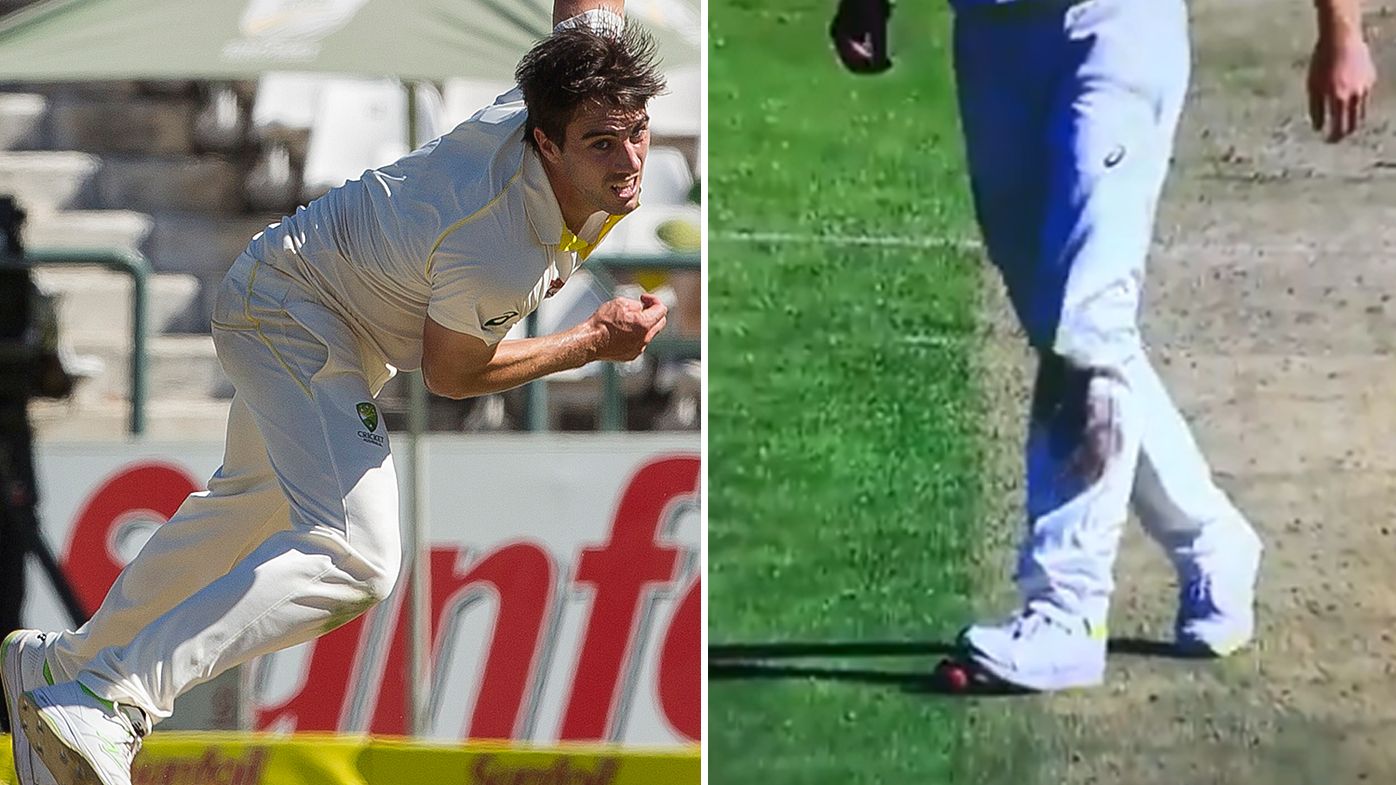 Australian bowler Pat Cummins denies deliberately standing on cricket ball in third Test against South Africa