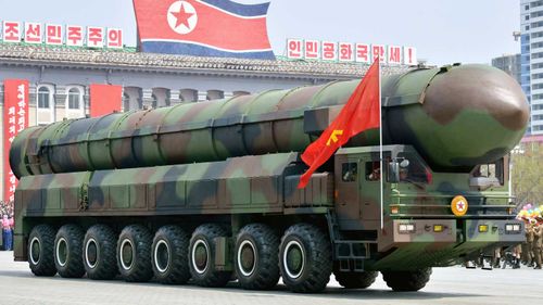 North Korea rolls out its nuclear weapons. (File/AAP)