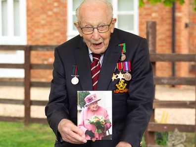 Captain Tom Moore gets birthday card from Queen