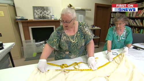 The underpants were uncovered in a pile of lace. (9NEWS)