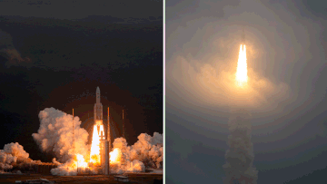 Arianespace&#x27;s Ariane 5 rocket with NASA&#x27;s James Webb Space Telescope onboard, lifts off Saturday, Dec. 25, 2021