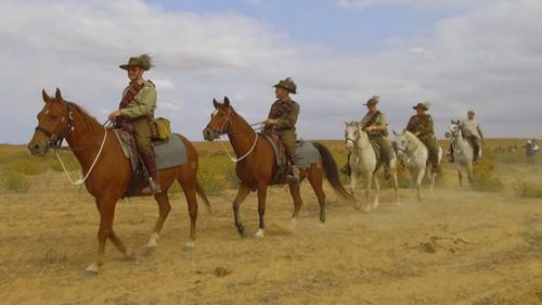 The ride commemorates the efforts of the Light Horse heroes of 1917. (Oliver Clarke)