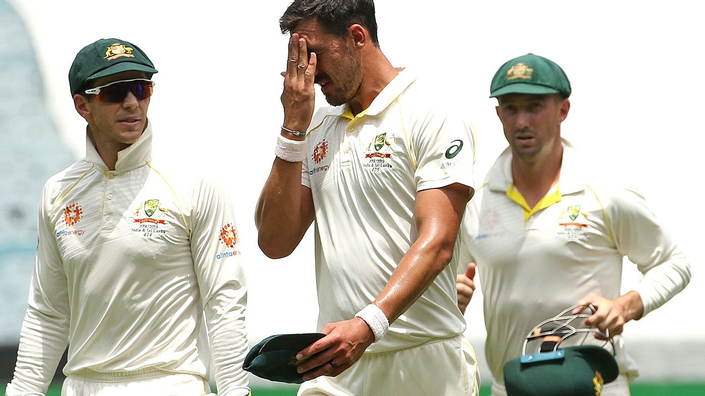 Australia struggled on day two