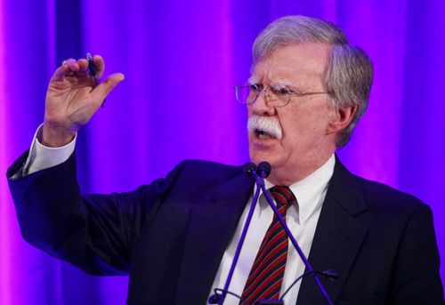 Leading US hawk and National Security Adviser John Bolton.