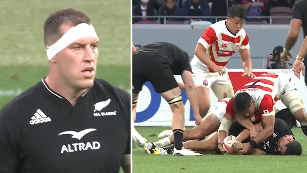 Ban looms for Brodie Retallick as All Blacks beat Japan in contest too close for comfort