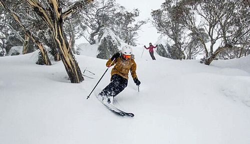 Spring has been put off at Perisher in NSW, with good snow coverings.