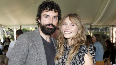 Robbie Arnett and Elizabeth Olsen attend the Rape Foundation Annual Brunch 2019 at a Beverly Hills Private Estate on October 06, 2019 in Beverly Hills, California. 