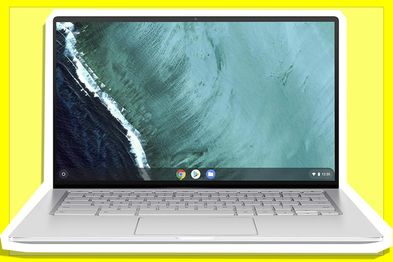 9PR: ASUS Chromebook Flip Laptop, 14-Inch, Silver and Black
