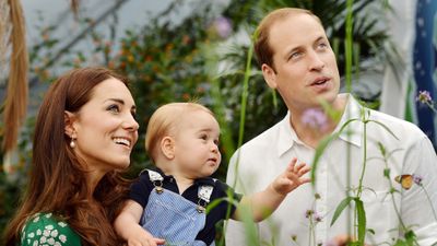 The Duke and Duchess of Cambridge celebrate Prince George's first birthday, 2014