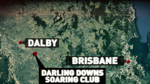 The crash occurred at the Darling Downs Soaring Club. (9NEWS