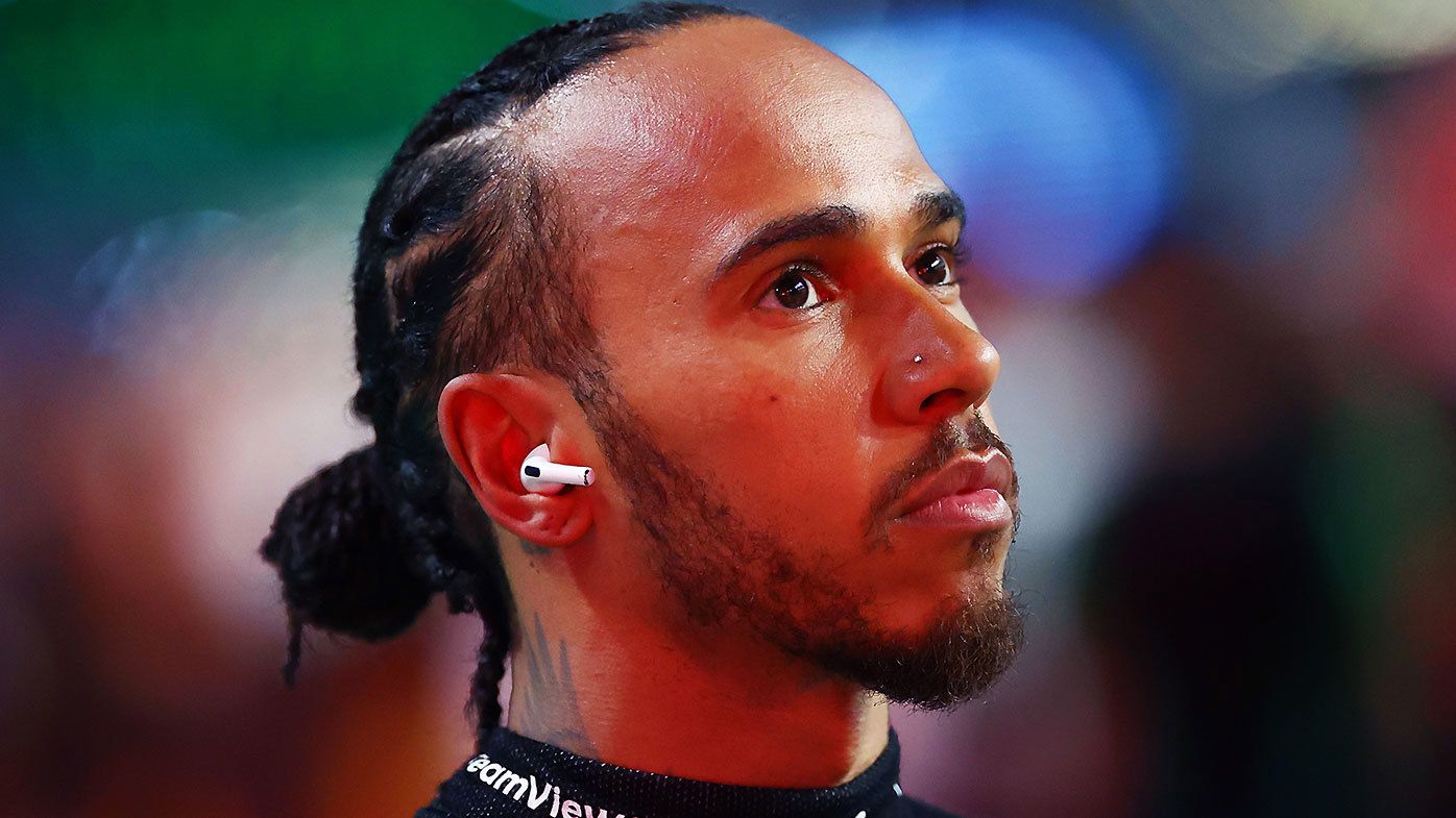 Lewis Hamilton pictured during the Saudi Arabian Grand Prix in 2023
