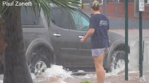 Record rains have swamped the northern West Australian town of Broome.