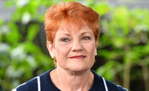 One Nation leader Pauline Hanson refuses to defend Sarah Hanson-Young. (AAP)
