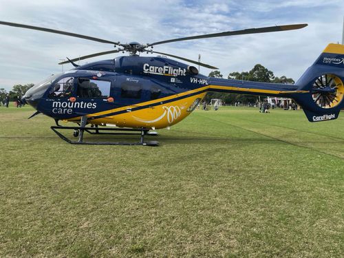 Police said the young girl was found unconscious on the road after she was hit by a Holden SUV.