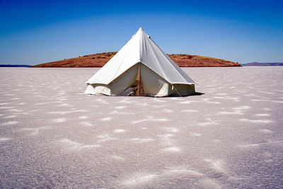 Salt plains of Lake Gairdner, South Australia