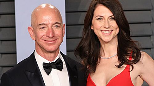 Jeff and MacKenzie Bezos (Getty)