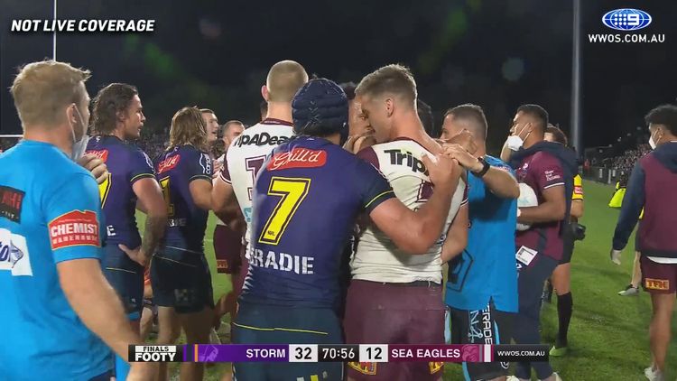 Brisbane Broncos blitz Melbourne Storm to reach NRL preliminary