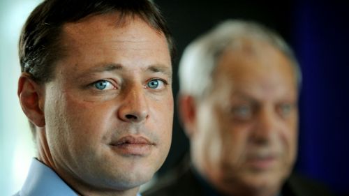 David Hicks at a press conference in 2011. (AAP)