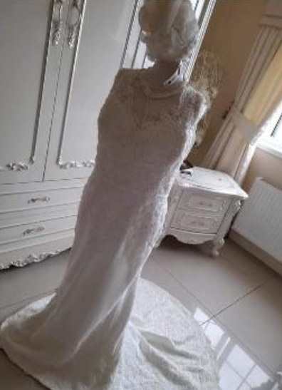 dress worn to wedding by MIL up for sale