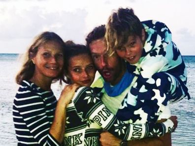 Gwyneth Paltrow, Chris Martin, Apple Martin and Moses Martin