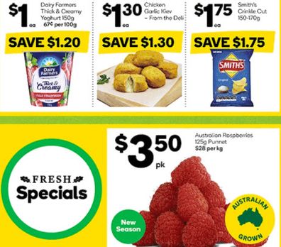 Woolworths achète des produits frais