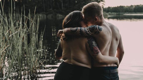 Body-positive engagement shoot