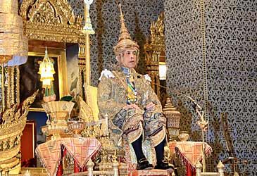Vajiralongkorn's coronation was held how long after his predecessor's death?