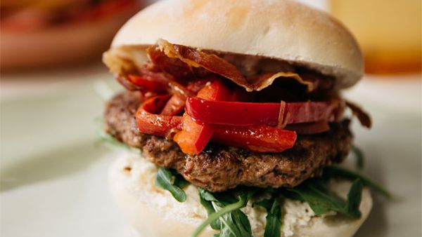 Liliana Battle's ultimate Italian-style burger
