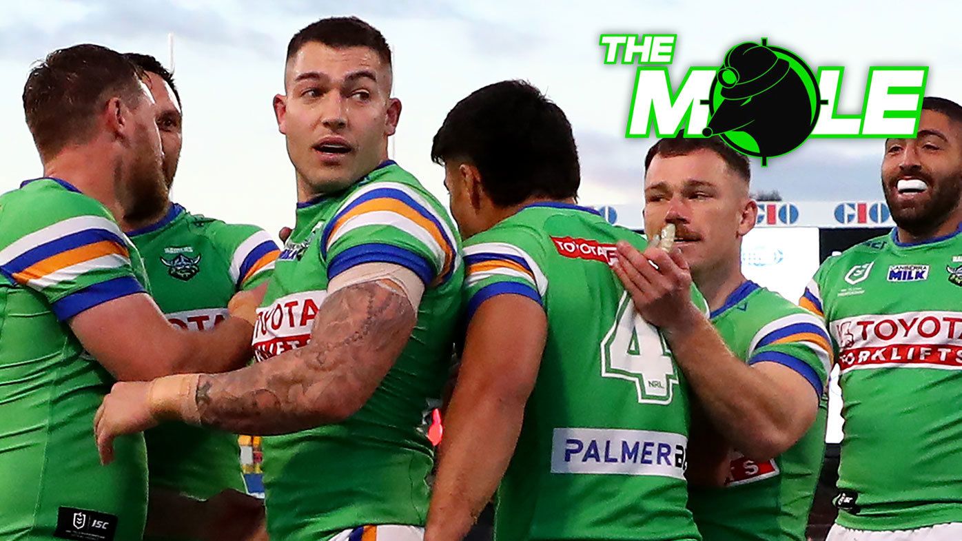 Nick Cotric in action for the Canberra Raiders in 2023