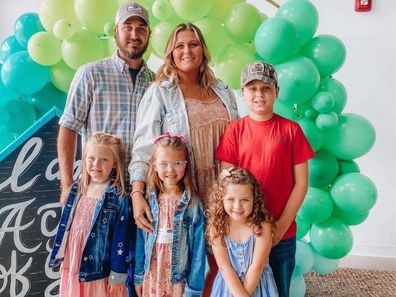 Jesse Maxwell with wife Hope and their children