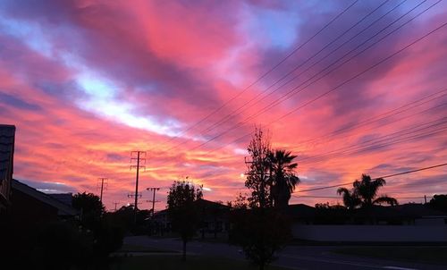 Sunrise this morning over the Adelaide suburb of Seaton. Picture: Janice Prosser