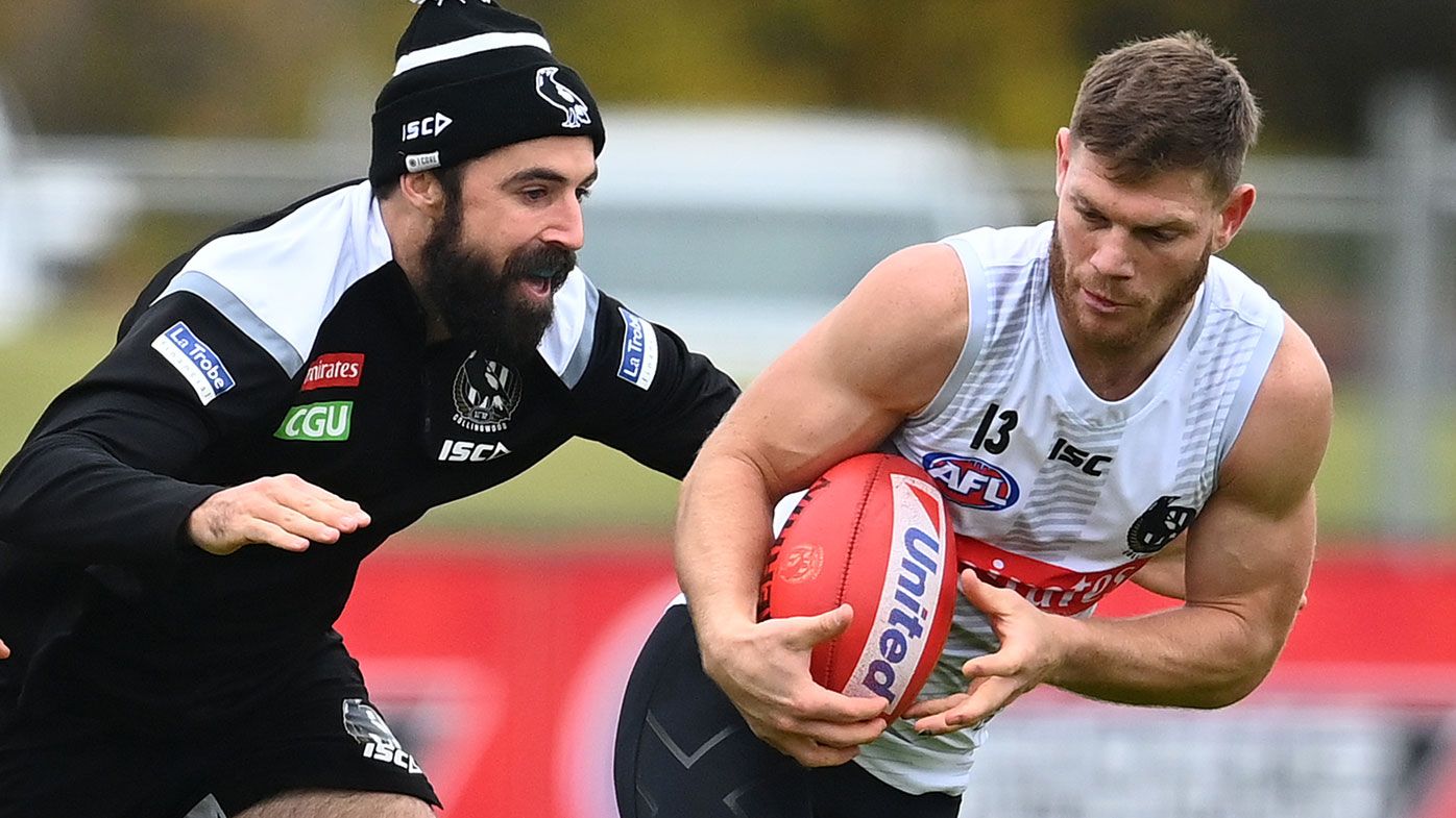 AFL job cuts causing anxiety, Collingwood star Taylor Adams says, with more to come