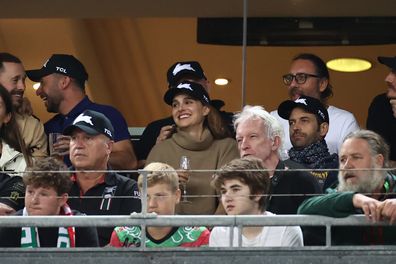 Natalie Portman and husband Benjamin Millepied also watched an NRL game back in March at Stadium Australia.