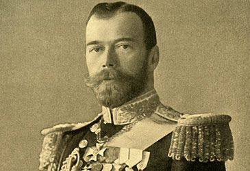 Nicholas II was forced to abdicate during which uprising?