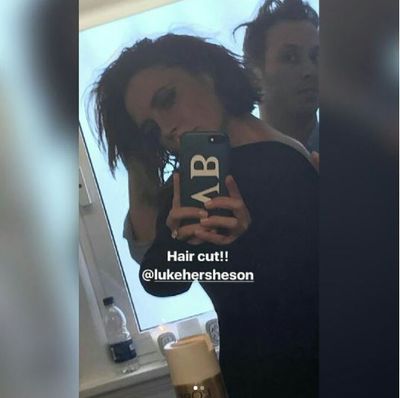 <p>Designer Victoria Beckham's days of long, flowing hair-extensions are well behind her as the designer has just debuted a short and shaggy new 'do.</p>
<p>The mother-of-four showed off her messy bob cut via her Instagram account where she posted a selfie of her new lobbed locks on her story.</p>
<p>"Hair cut!!@lukehersheson," Victoria posted.</p>