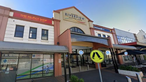 Windsor Riverview Shopping Centre north-west of Sydney yesterday.