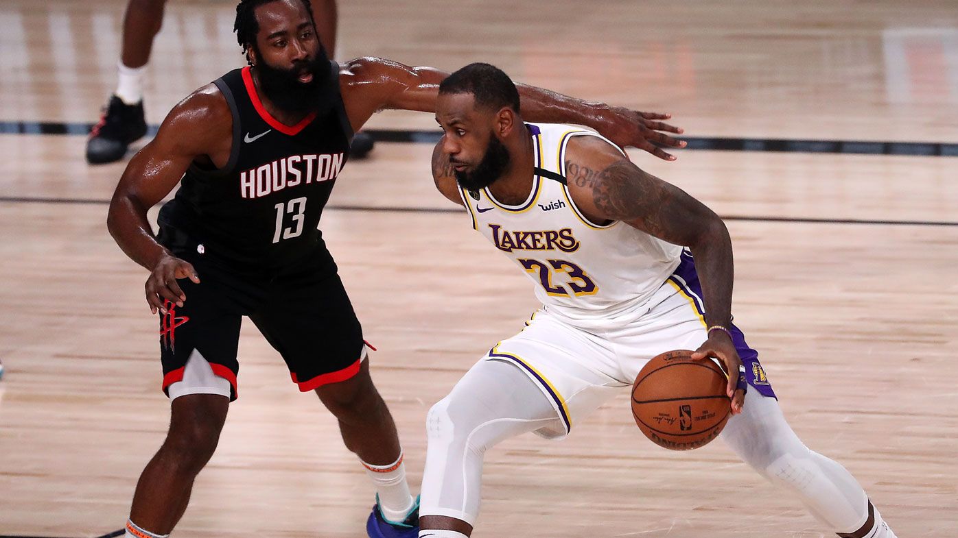 LeBron James returns to the conference finals after bouncing out James Harden and the Houston Rockets. 