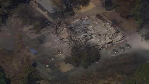 Property losses in Ruffy in the Longwood bushfire.