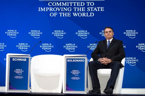 The environment dominated talks at the World Economic Forum on Tuesday, and the nationalist leader struck a conciliatory tone in a keynote speech – a far cry from the combative one he had taken on the campaign trail when he once threatened to join the United States and pull Brazil out of the Paris climate accord, which set a limit on global warming.