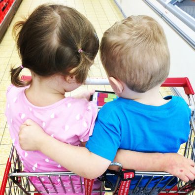 Josh Knox hospital cerebral palsy shopping trolley