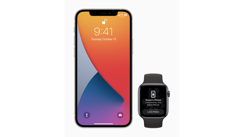 Customers can now use their Apple Watch to securely unlock iPhone when Face ID is enabled while wearing a face mask.