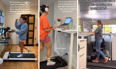 Desk treadmill: Does the viral trend offering fitness while at work  actually help - 9Coach