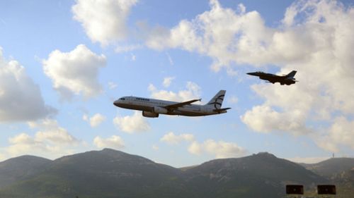 Pilots and passengers spot 'flying man' from plane