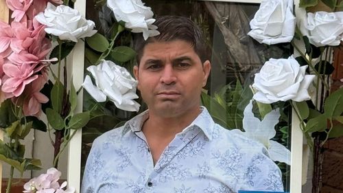 Amamuddin Sadar the victim of Merrylands triple stabbing attack. 